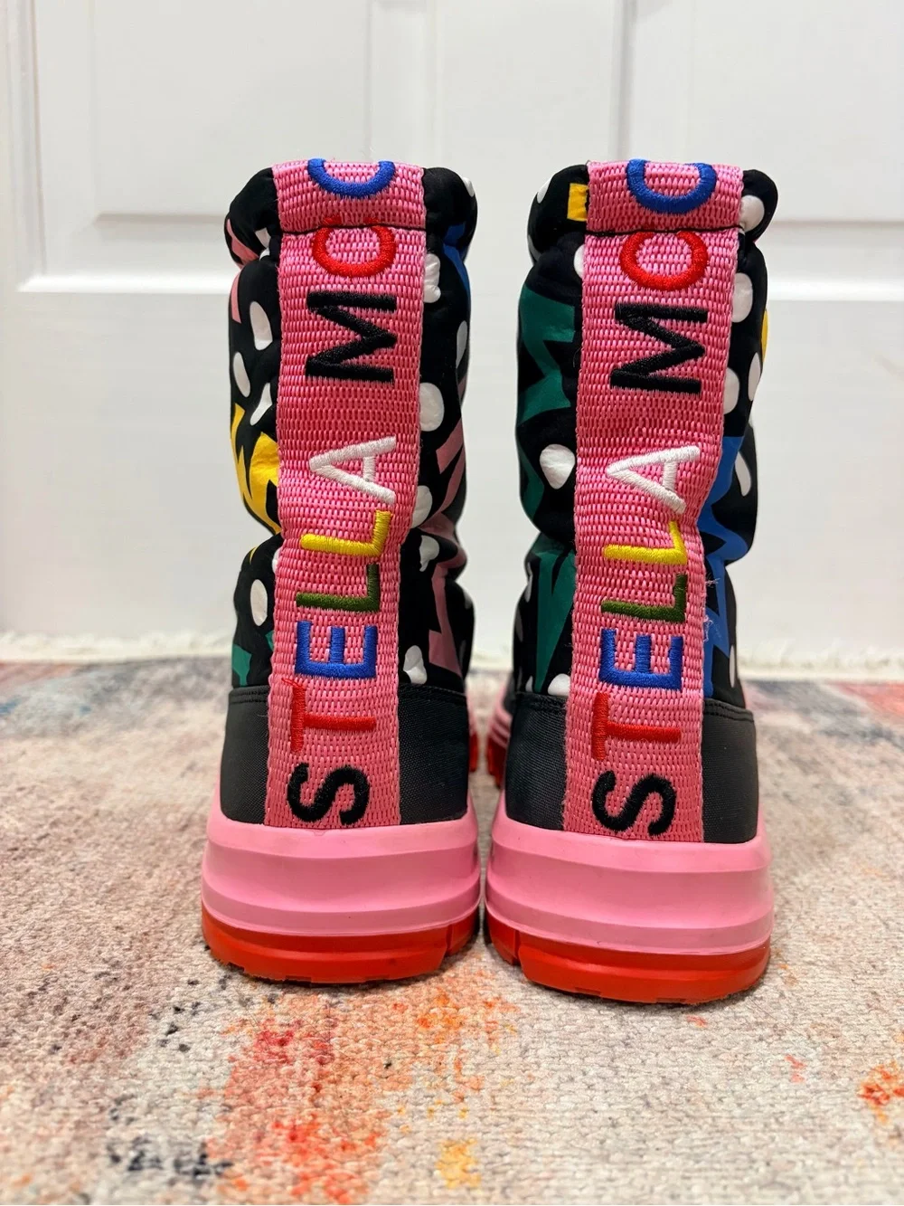 Stella McCartney Kids Starburst Print Padded Wellies EU 36 – Multicolor Vibram